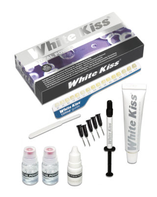 White Kiss Total Power 35% Peróxido de Hidrógeno - Mini kit 2 Viales